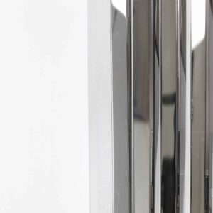 11112B - Everly 3L Pendant - Smoke Glass + Chrome - Image 3