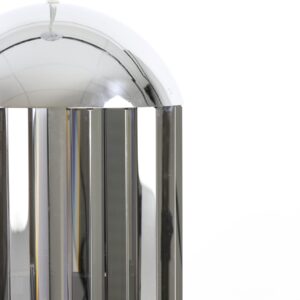 11112D - Everly 6L Pendant - Smoke Glass + Chrome - Image 4